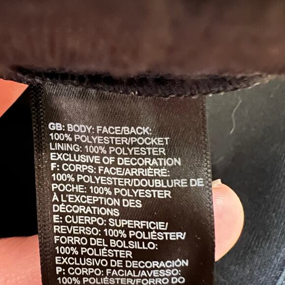 The North Face Vest Womens Large Black Gray Castle Rock Soft Shell Zip Jacket - Picture 6 of 9